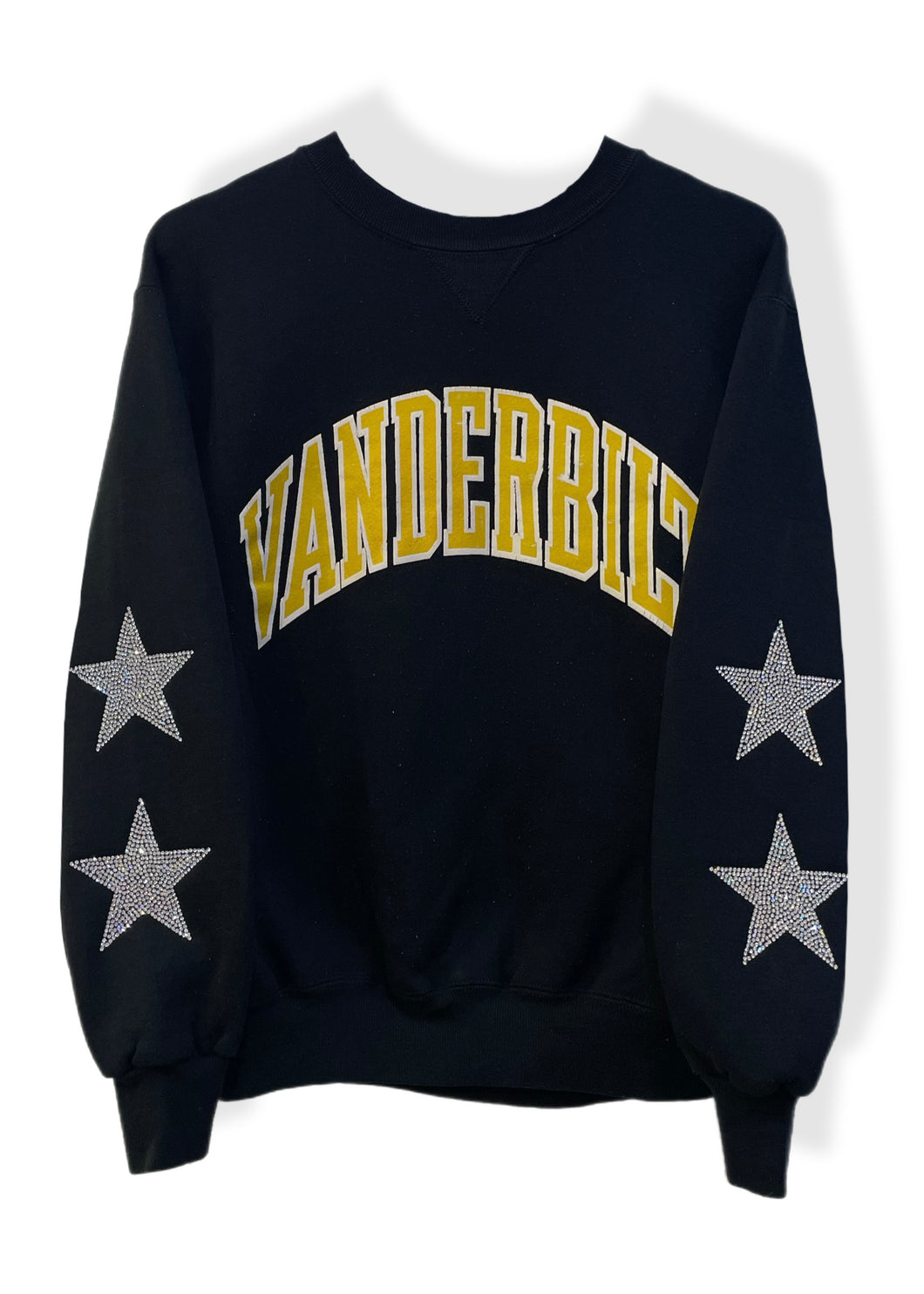 Vanderbilt University, One of a KIND Vintage Sweatshirt with Crystal Star design