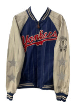 Load image into Gallery viewer, NY Yankees, MLB One of a KIND Vintage Starter Jacket With Crystal Star Design
