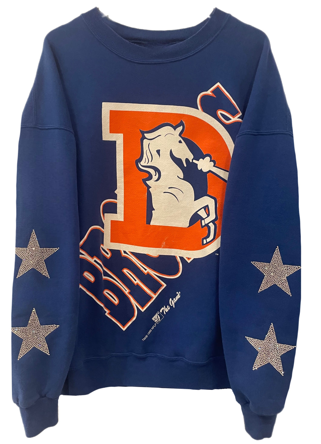 Denver Broncos, NFL One of a KIND Vintage “Rare Find” Sweatshirt with –  ShopCrystalRags