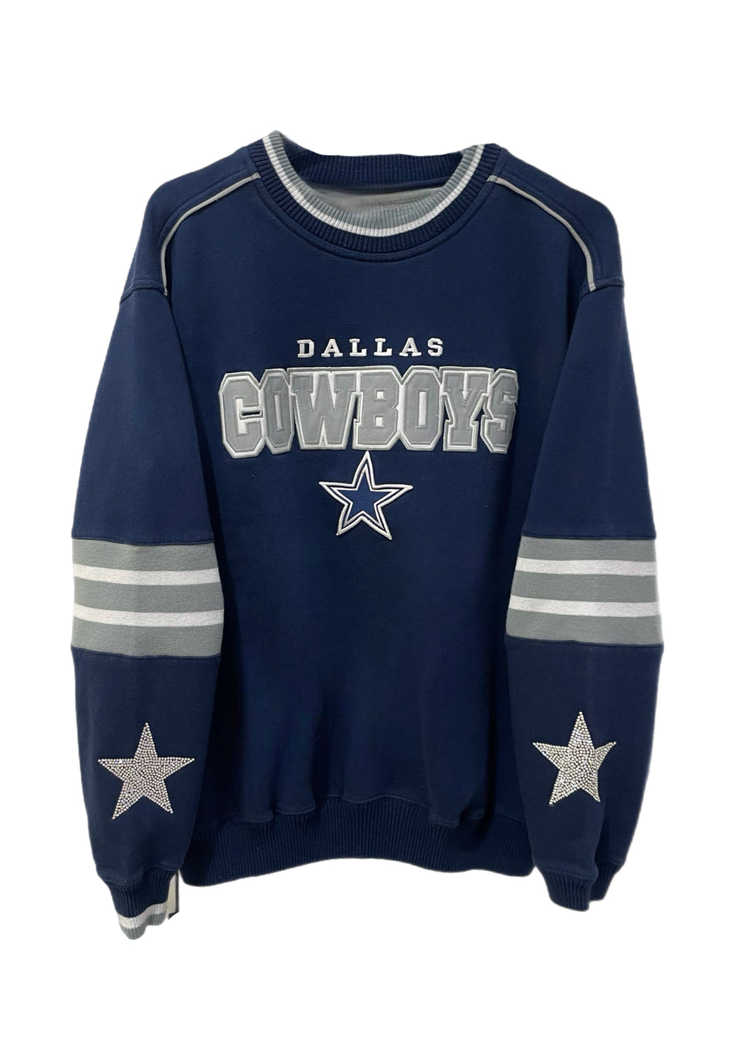 Dallas Cowboys, Football One of a KIND Vintage Sweatshirt with Crystal Star Design