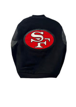 Load image into Gallery viewer, San Francisco 49ers, Football “Rare Find” One of a KIND Vintage  Letterman Jacket with Crystal Star Design
