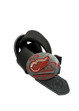 Load image into Gallery viewer, Detroit Red Wings, NHL Vintage Limited Edition Belt Buckle with New Soft Leather Strap
