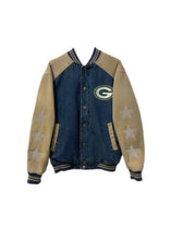 Load image into Gallery viewer, Green Bay Packers, Football One of a KIND Vintage Jacket with Three Crystal Star Design
