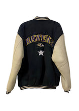 Load image into Gallery viewer, Baltimore Ravens, NFL One of a KIND Vintage “Rare Find” Varsity Jacket with Crystal Star Design
