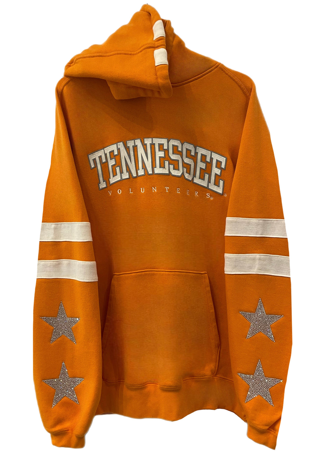 University of Tennessee, One of a KIND Vintage Hoodie with Crystal Star Design