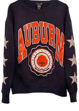 Load image into Gallery viewer, Auburn University, One of a KIND Vintage Tigers Sweatshirt with Crystal Star Design
