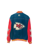 Load image into Gallery viewer, Kansas City Chiefs, Football One of a KIND Vintage Jacket with Crystal Star Design
