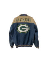 Load image into Gallery viewer, Green Bay Packers, Football One of a KIND Vintage Jacket with Three Crystal Star Design
