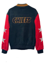 Load image into Gallery viewer, Kansas City Chiefs, NFL One of a KIND “Rare Find” Vintage Jacket with Crystal Star Design, Custom Number
