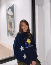 Load image into Gallery viewer, Indiana Pacers, One of a KIND Vintage Sweatshirt with Crystal Star Design

