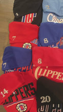 Load and play video in Gallery viewer, LA Clippers, NBA Hoodies with Crystal Star Design &amp; Custom Crystal Numbers
