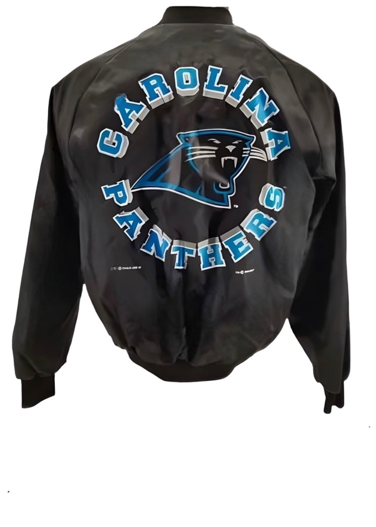 Carolina Panthers, NFL One of a KIND ”Rare Find” Vintage Jacket with Crystal Star Design