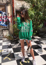 Load image into Gallery viewer, NY Jets, NFL One of a KIND Vintage Sweatshirt with Crystal Star Design
