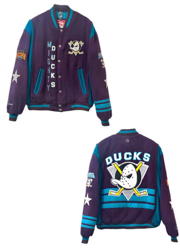 Anaheim Ducks, NHL One of a KIND Vintage “Mighty Ducks” Sweatshirt with  Crystal Star Design.