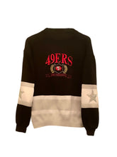 Load image into Gallery viewer, San Francisco 49ers, NFL One of a KIND Vintage Sweatshirt with Crystal Star Design
