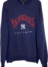 Load image into Gallery viewer, NY Yankees, MLB One of a KIND Vintage Sweatshirt with Custom Name &amp; Number
