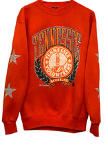 Load image into Gallery viewer, University of Tennessee, One of a KIND Vintage Sweatshirt with Crystal Star Design
