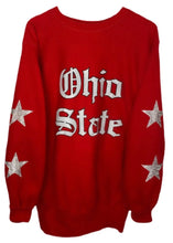 Load image into Gallery viewer, Ohio State University, One of a KIND Vintage Sweatshirt with Crystal Star Design
