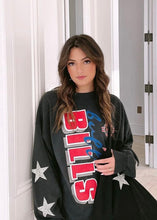 Load image into Gallery viewer, Buffalo Bills, NFL One of a KIND Vintage Sweatshirt with Crystal Star Design
