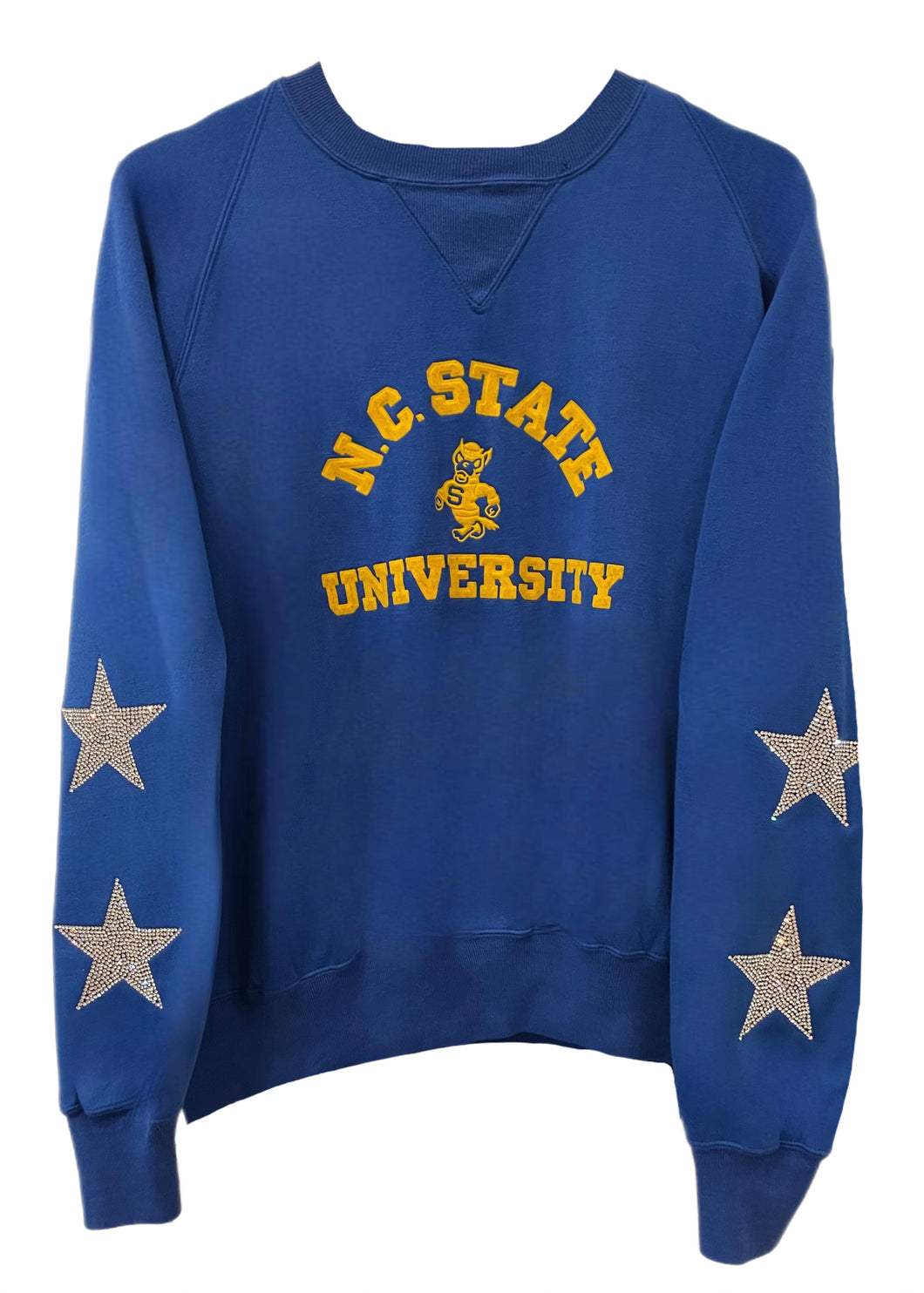 UNC Logo Sweatshirt, Carolina College Sweatshirt, Vintage Carolina