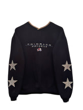 Load image into Gallery viewer, Denver Colorado Avalanche, NHL One of a KIND Vintage Sweatshirt with Crystal Star Design
