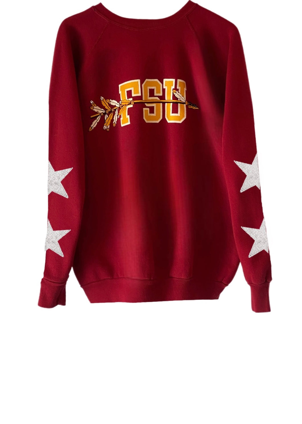 Florida State University, FSU One of a KIND Vintage Seminoles Sweatshirt with Crystal Star Design