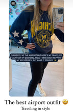 Load image into Gallery viewer, University of Michigan, One of a KIND Vintage UMich Sweatshirt with Crystal Star Design
