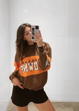 Load image into Gallery viewer, Cleveland Browns, Football One of a KIND Vintage Sweatshirt with Crystal Star Design
