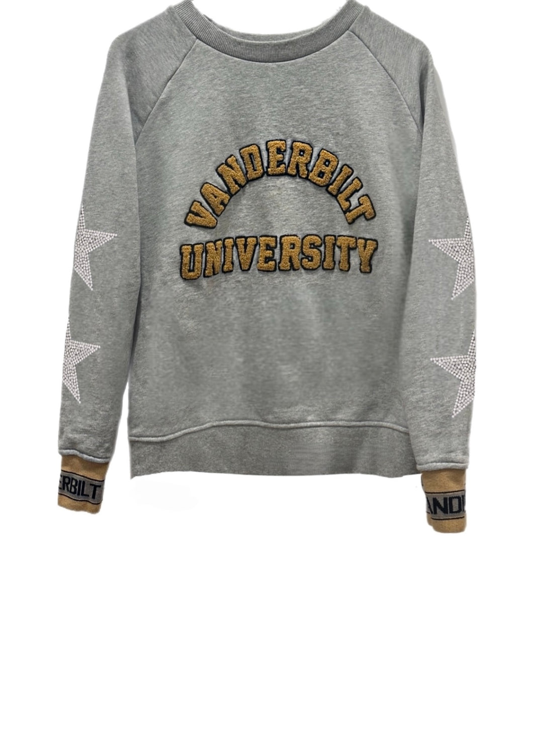 Vanderbilt University, One of a KIND Vintage “Rare Find” Sweatshirt with Crystal Star Design