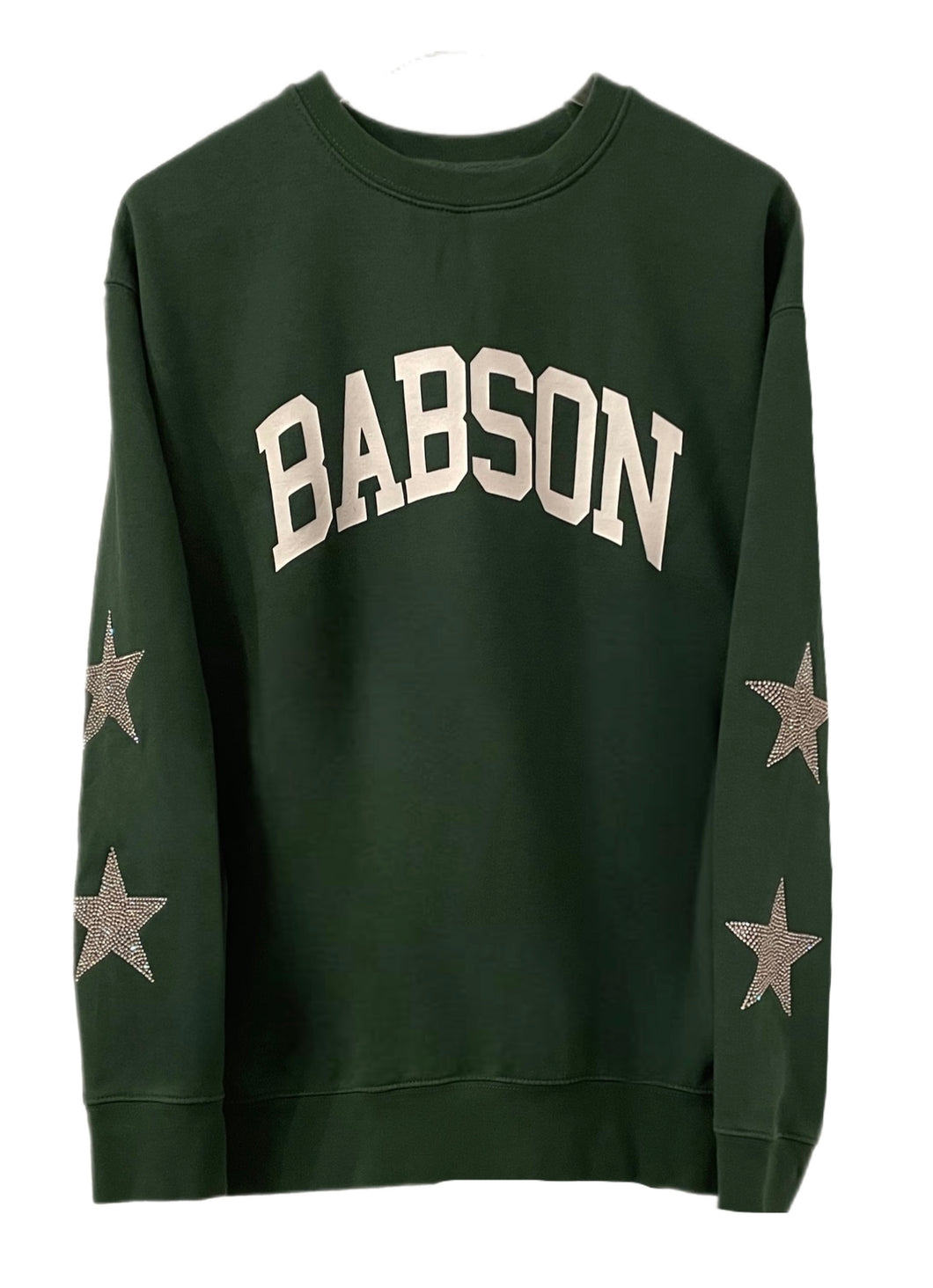 Babson College, One of a KIND Sweatshirt with Crystal Star Design