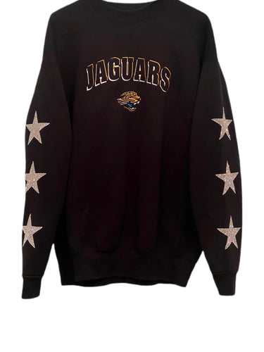 ShopCrystalRags Chicago White Sox, MLB One of A Kind Vintage Sweatshirt with Crystal Star Design