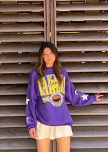 Load image into Gallery viewer, LA Lakers, NBA One of a KIND Vintage Sweatshirt with Crystal Star Design
