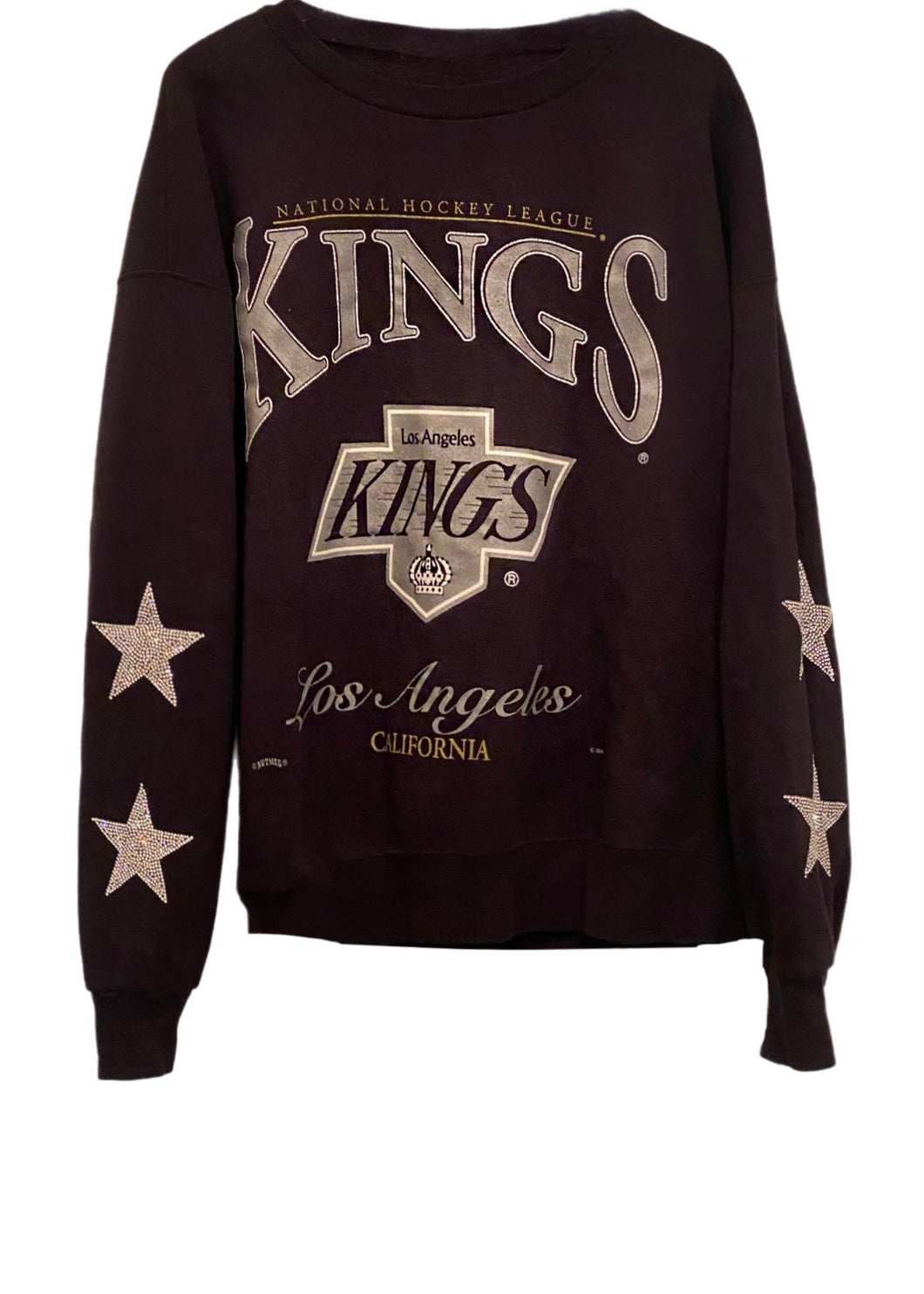 Los Angeles Kings, NHL One of a KIND early 90’s Vintage Sweatshirt with Crystal Star Design