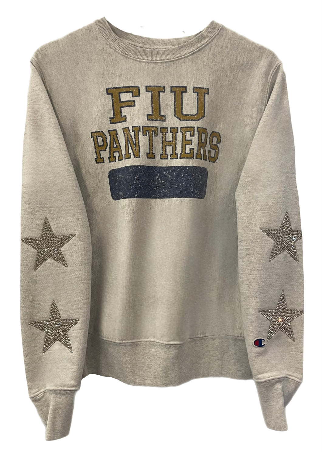 Florida International University, FIU One of a KIND Vintage Sweatshirt with Crystals Star Design