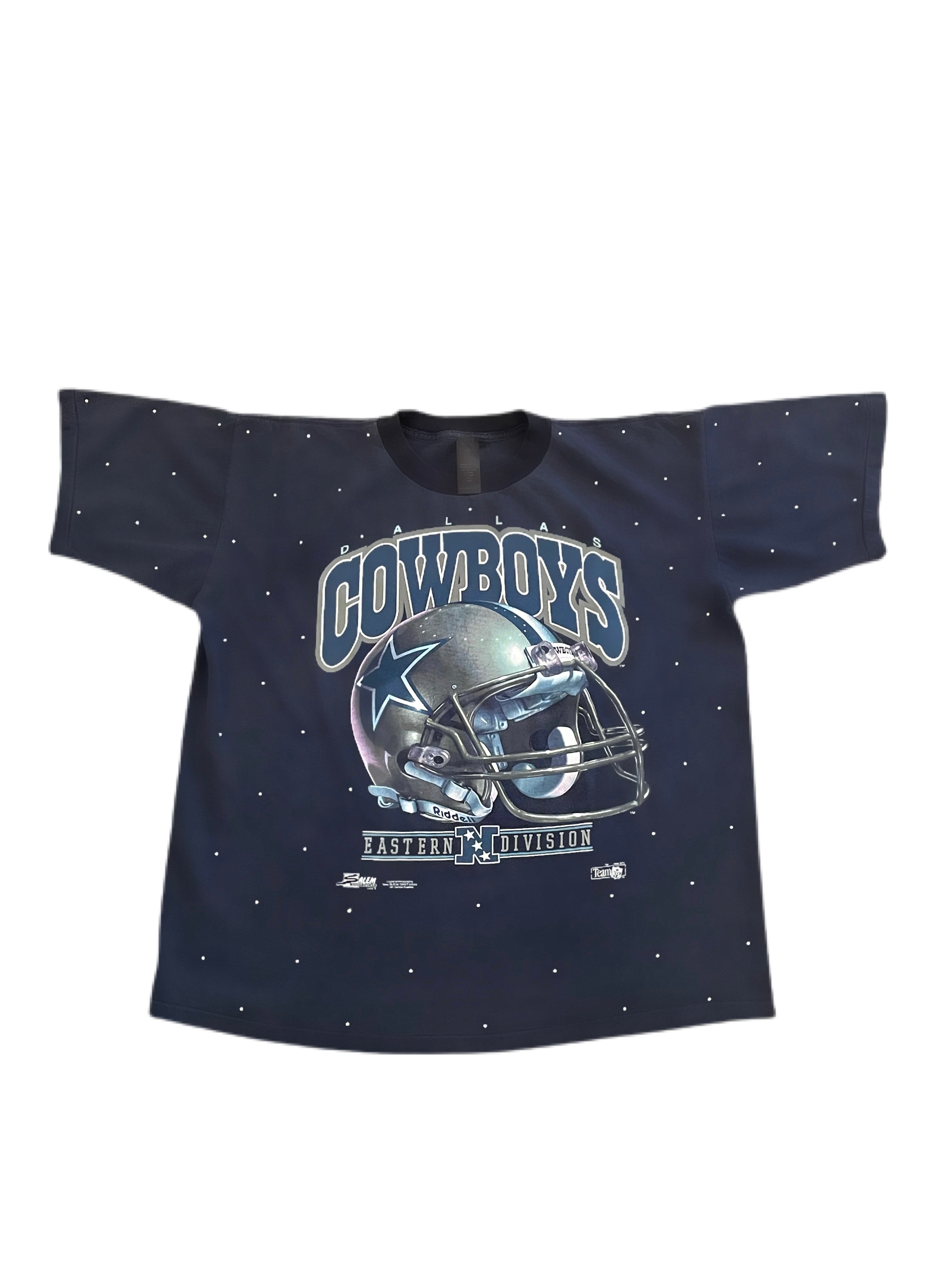 Dallas Cowboys, Football One of a KIND Vintage Shirt with all over