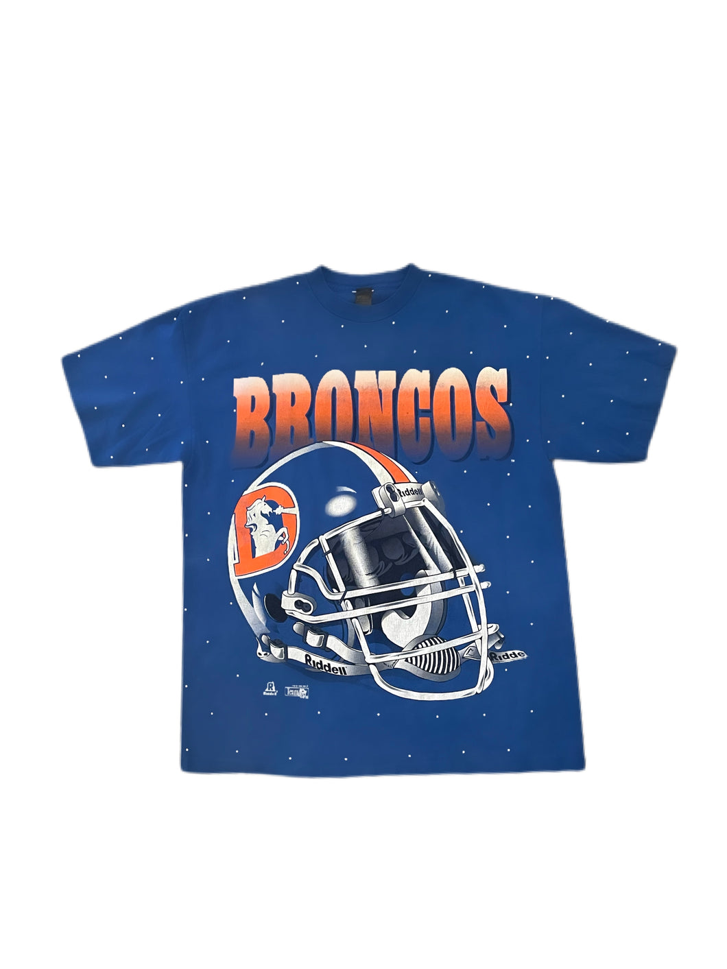 Denver Broncos, NFL One of a KIND Vintage Shirt with all over Crystal design