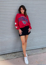 Load image into Gallery viewer, Tennessee Titans, NFL One of a KIND Vintage Sweatshirt with Crystal Star Design
