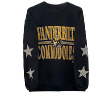 Load image into Gallery viewer, Vanderbilt University, One of a KIND “Rare Find” Vintage Sweatshirt with Crystal Star Design
