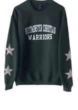 Load image into Gallery viewer, Westminster Christian School, One of a KIND Sweatshirt with Crystal Star Design
