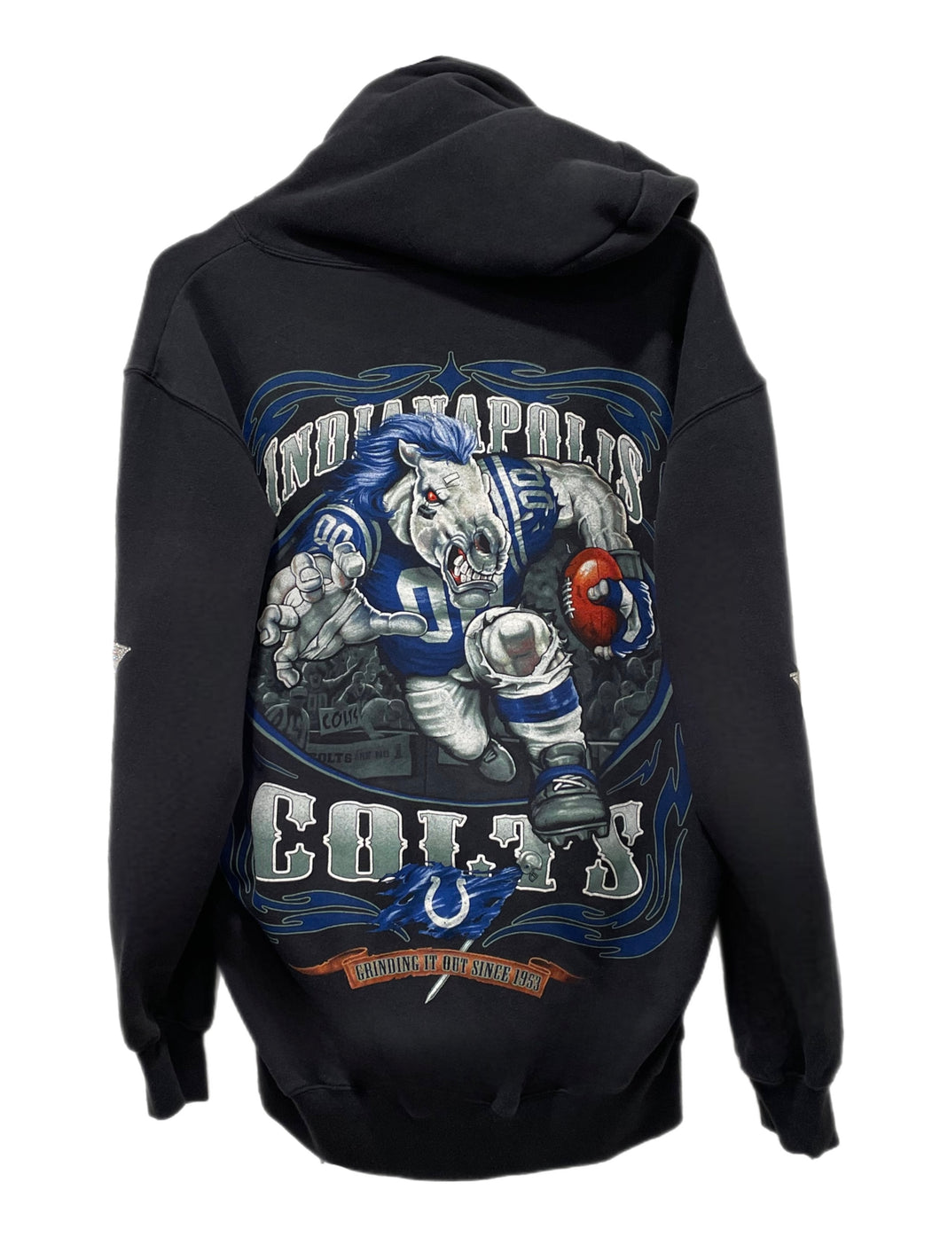 Indianapolis Colts, NFL One of a KIND Vintage Hoodie with Crystal Star Design