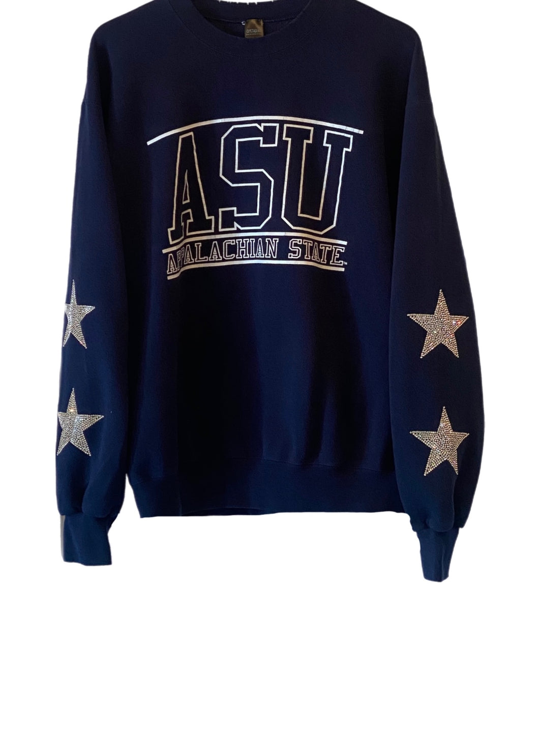Appalachian State University, One of a KIND Vintage USF Sweatshirt with Crystal Star Design