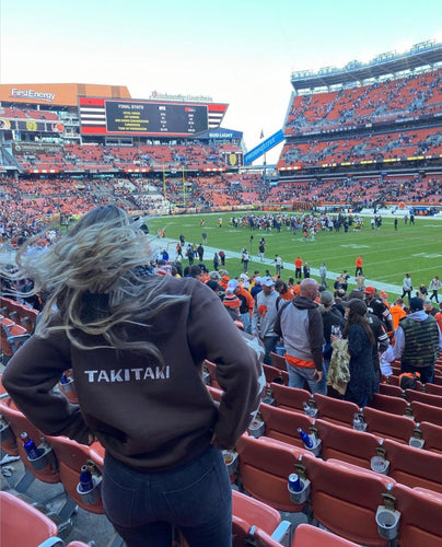 ShopCrystalRags Cleveland Browns, NFL One of A Kind Vintage Sweatshirt with Crystal Star Design