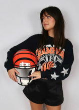 Load image into Gallery viewer, Cincinnati Bengals, NFL One of a KIND Vintage ”Rare Find” Sweatshirt with Crystal Star Design
